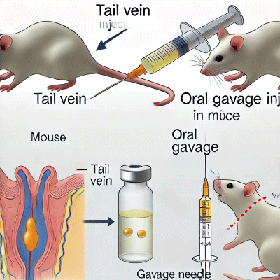 Tail Vein and Oral Injection of Gold Nanoparticle Solutions in Mice ...